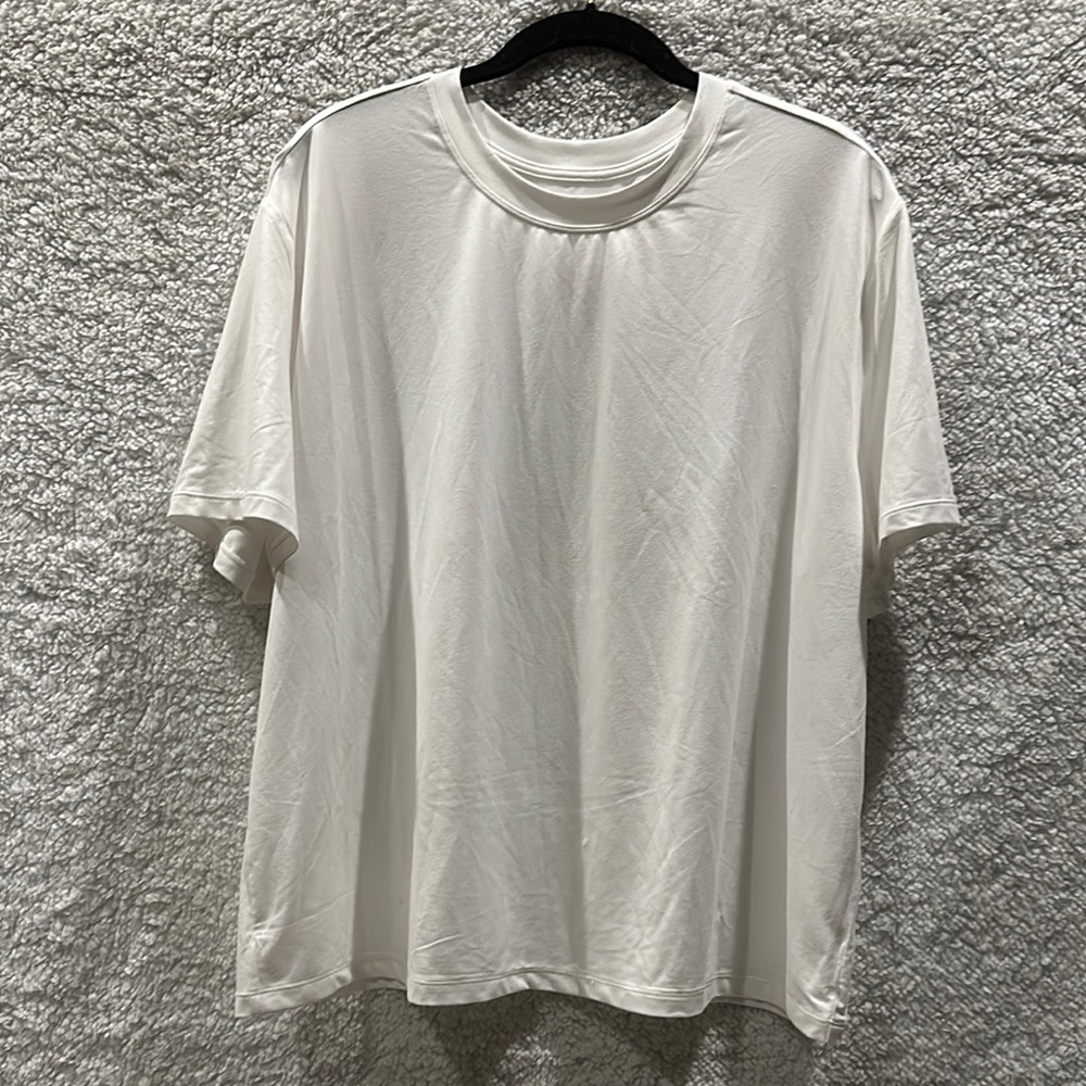 [CALME] Classic White Yoga Shirt